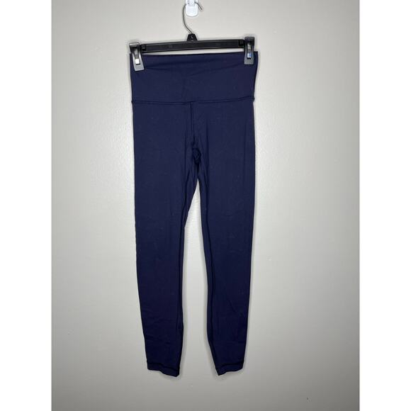 Lululemon High Rise Wunder Under Tummy Control Full Length Leggings in Blue - Picture 3 of 5